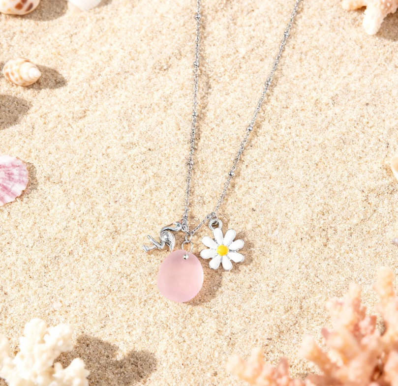 Soleil | Healing Series of Sea Glass Pendant Necklaces