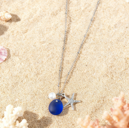 Soleil | Healing Series of Sea Glass Pendant Necklaces