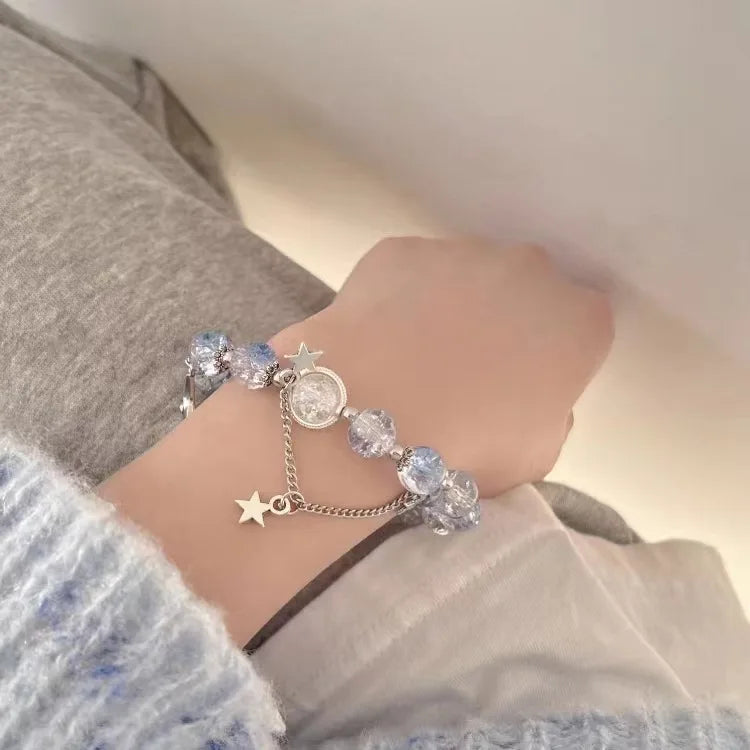 Catherine | Crystal Seaglass Bracelet