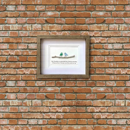 Dana | Sea Glass Art, Seaglass Birds, Friend Birthday Gift,Handmade