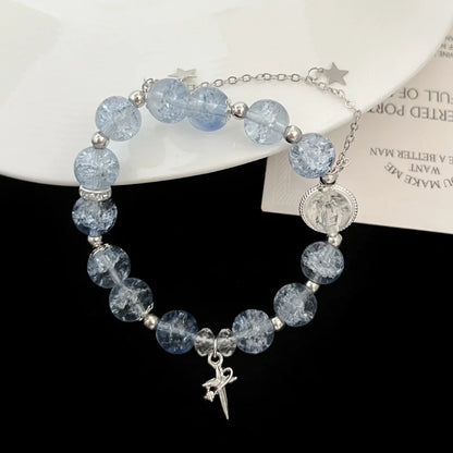 Catherine | Crystal Seaglass Bracelet