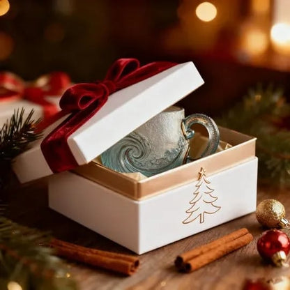 Maru | Handcrafted Sea Glass Ocean Wave Mug