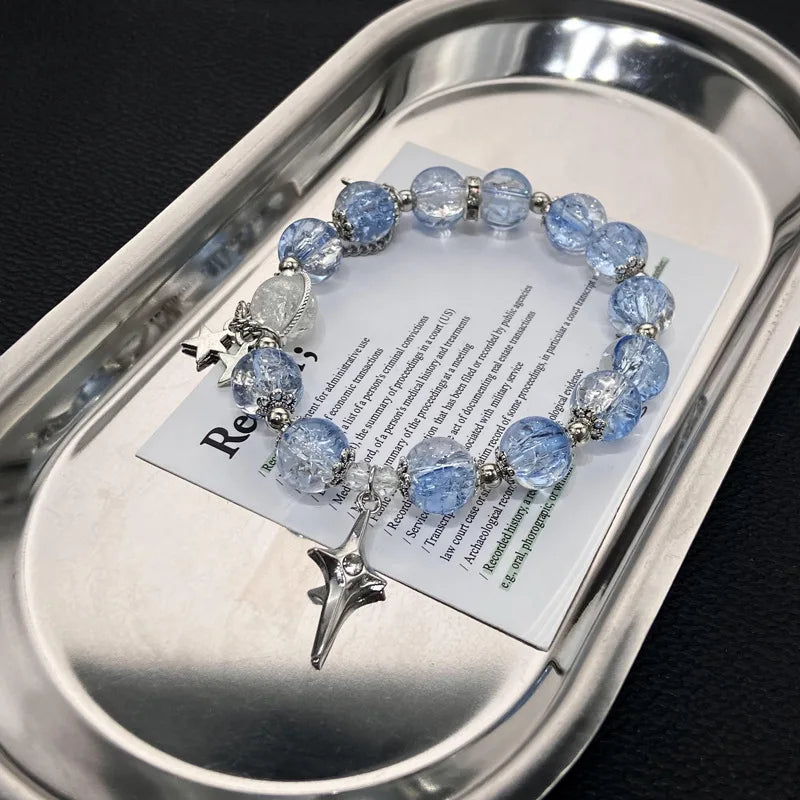 Catherine | Crystal Seaglass Bracelet