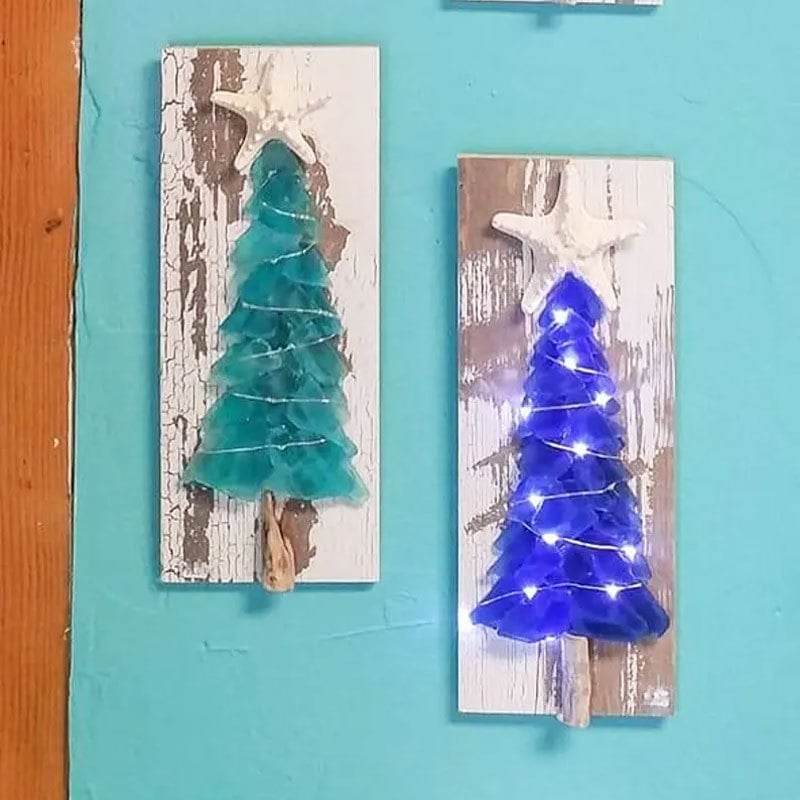 Elizabeth | DIY Sea Glass Christmas Tree