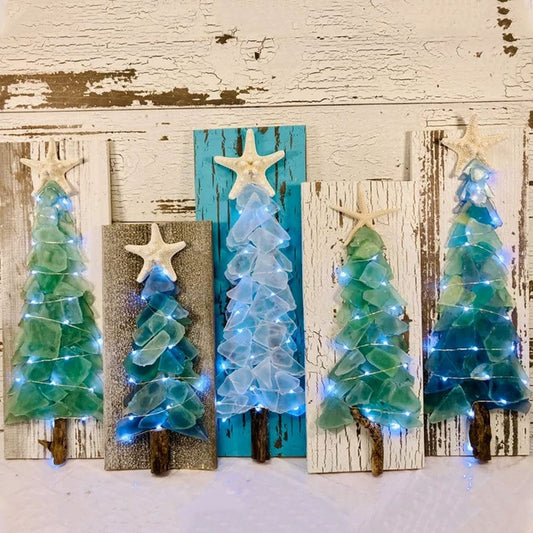 Elizabeth | DIY Sea Glass Christmas Tree