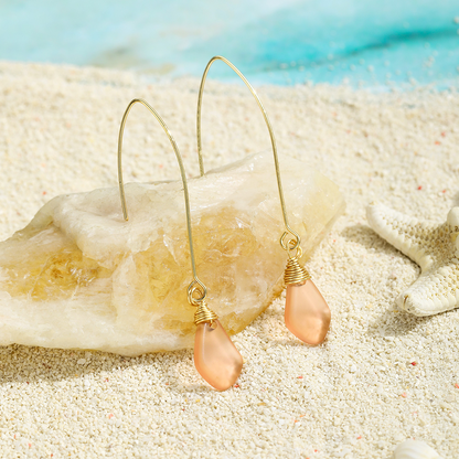 Emma | Sea Glass Colored Earrings