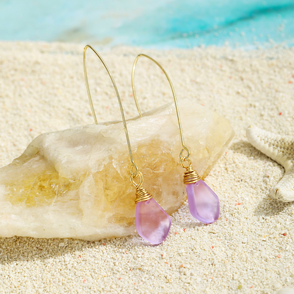 Emma | Sea Glass Colored Earrings