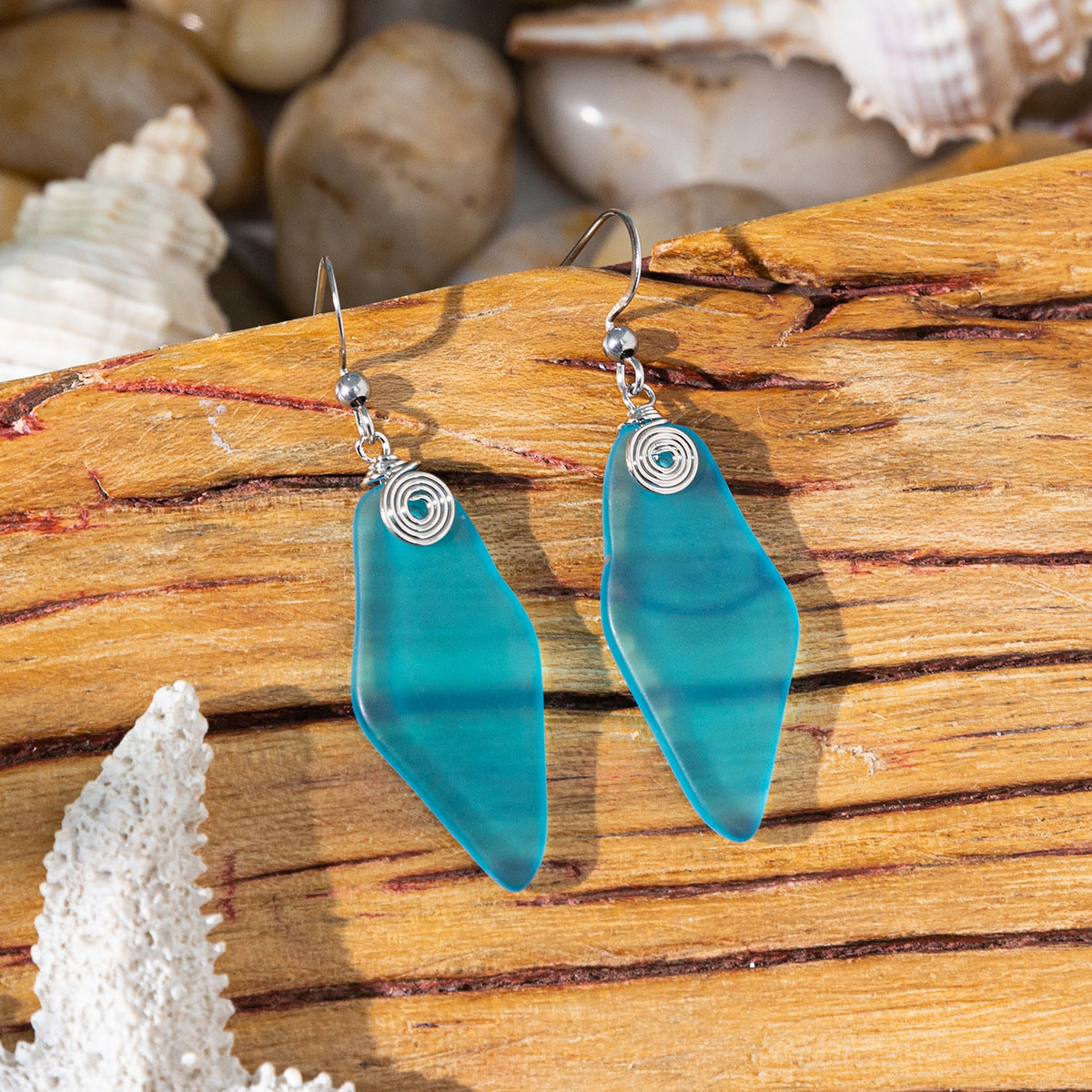 Colen | Sea Glass Earrings