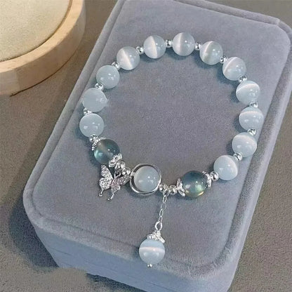 Catherine | Crystal Seaglass Bracelet