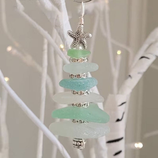 Pani | Sea Glass Christmas Tree Ornament
