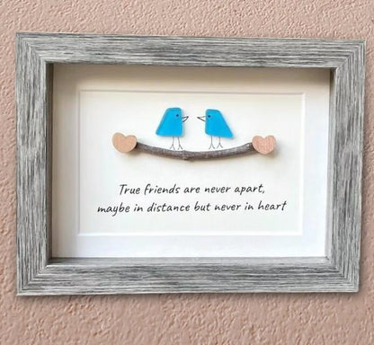 Dana | Sea Glass Art, Seaglass Birds, Friend Birthday Gift,Handmade
