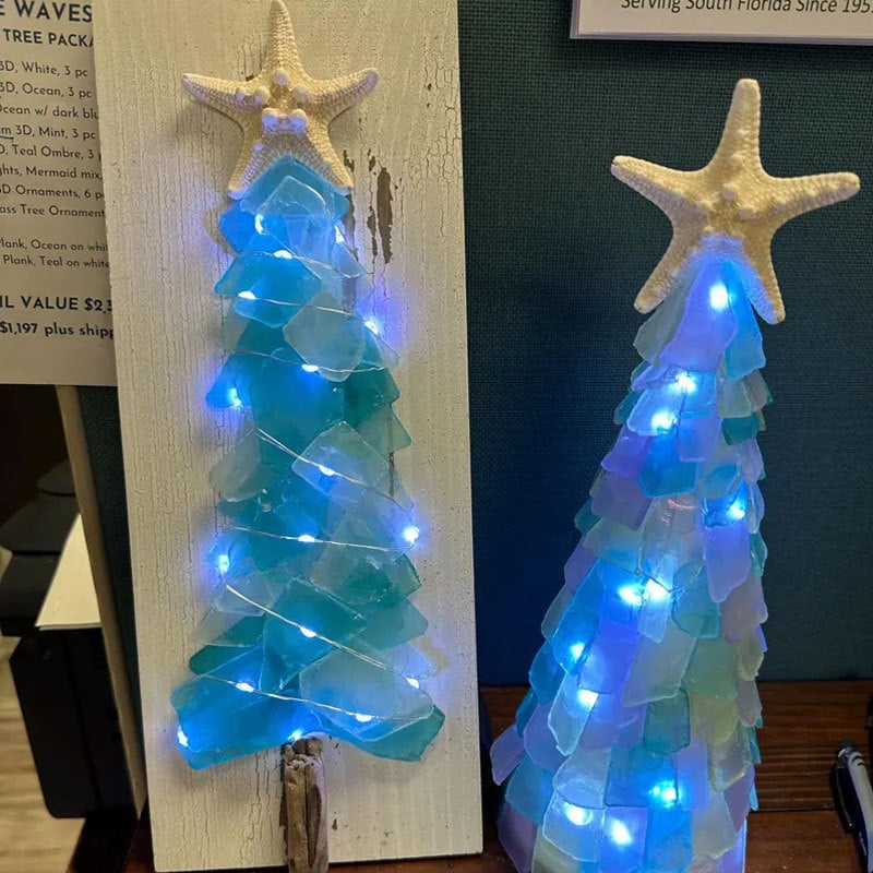 Elizabeth | DIY Sea Glass Christmas Tree