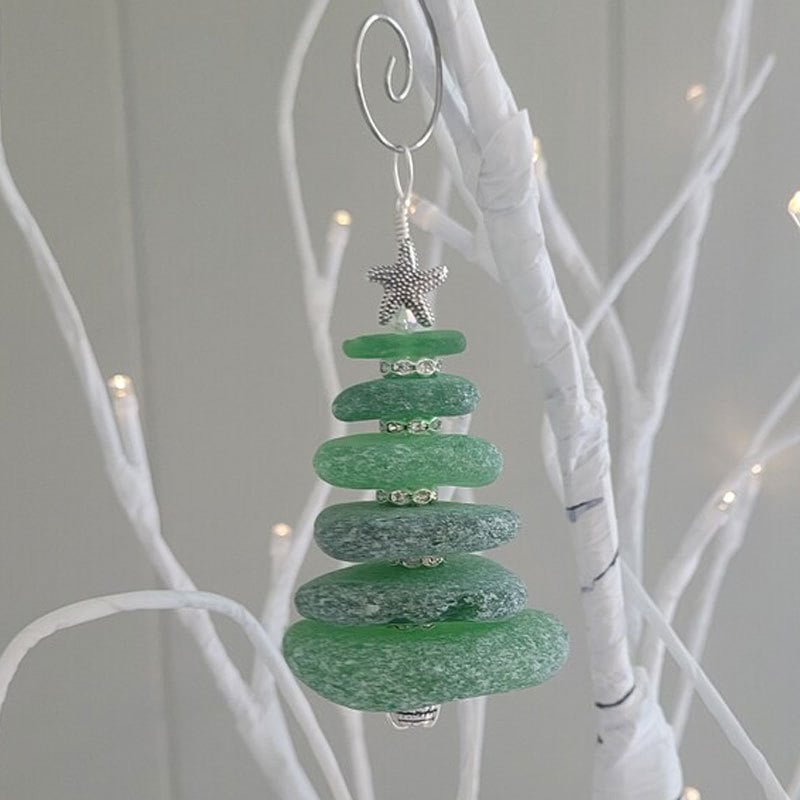 Pani | Sea Glass Christmas Tree Ornament