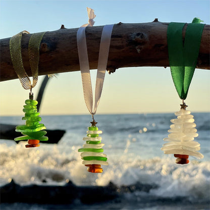 Lovely | Lake Erie Sea Glass Christmas Tree Ornament