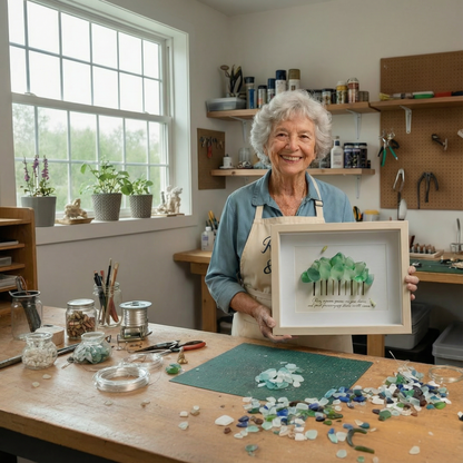 Gemmie | Sea Glass Forest And Bird Come From The Heart