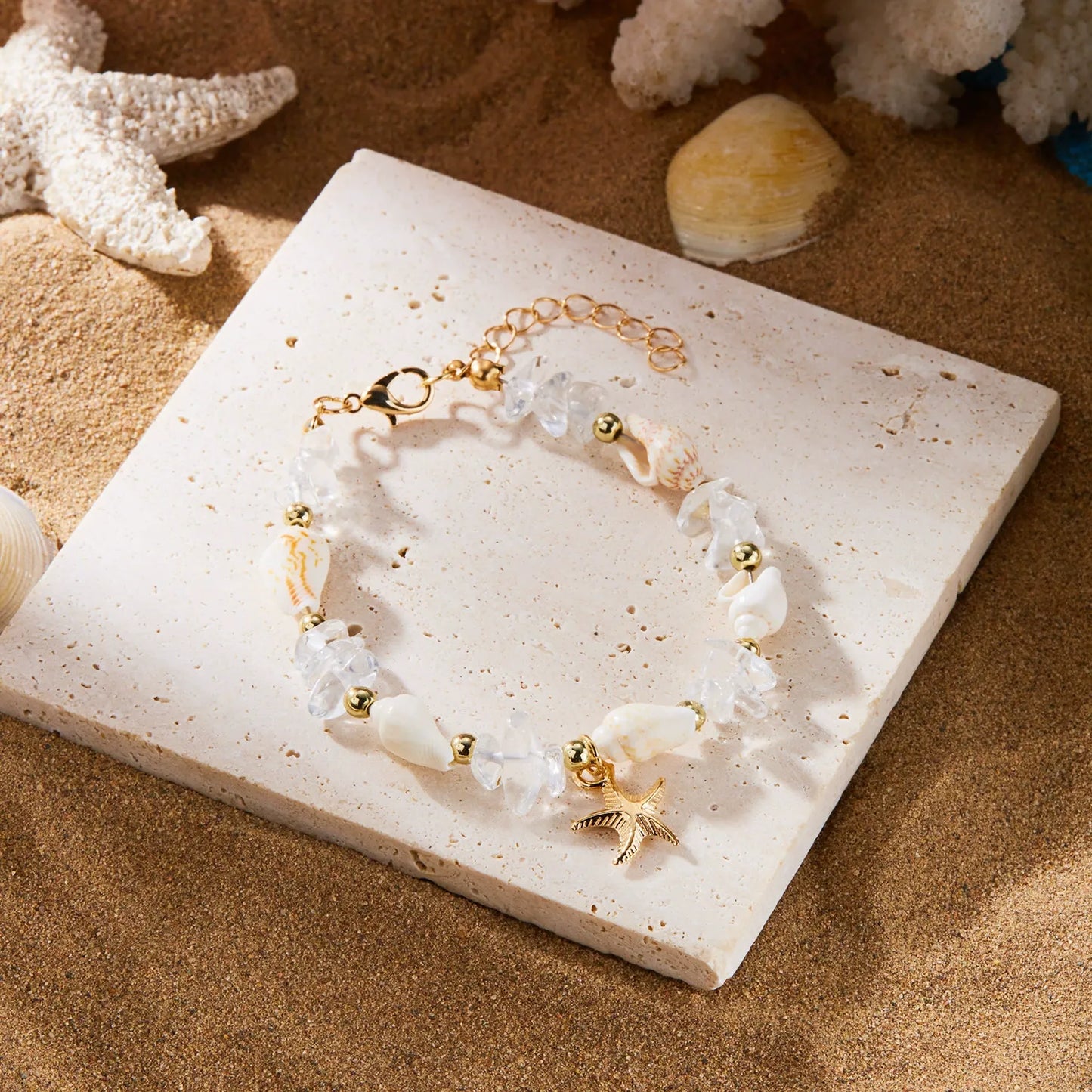 Lara | Sea Necklace Bracelet Set