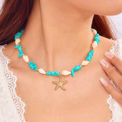 Lara | Sea Necklace Bracelet Set