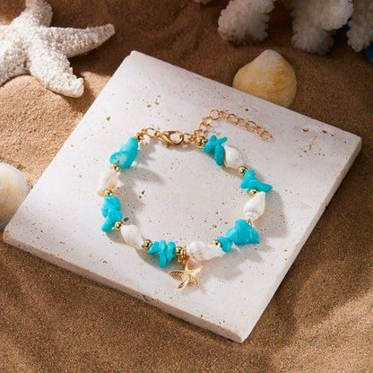 Lara | Sea Necklace Bracelet Set