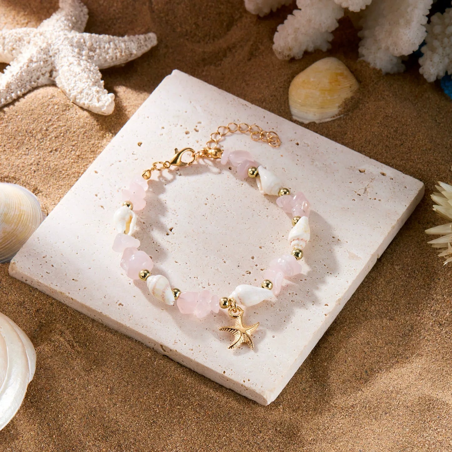 Lara | Sea Necklace Bracelet Set