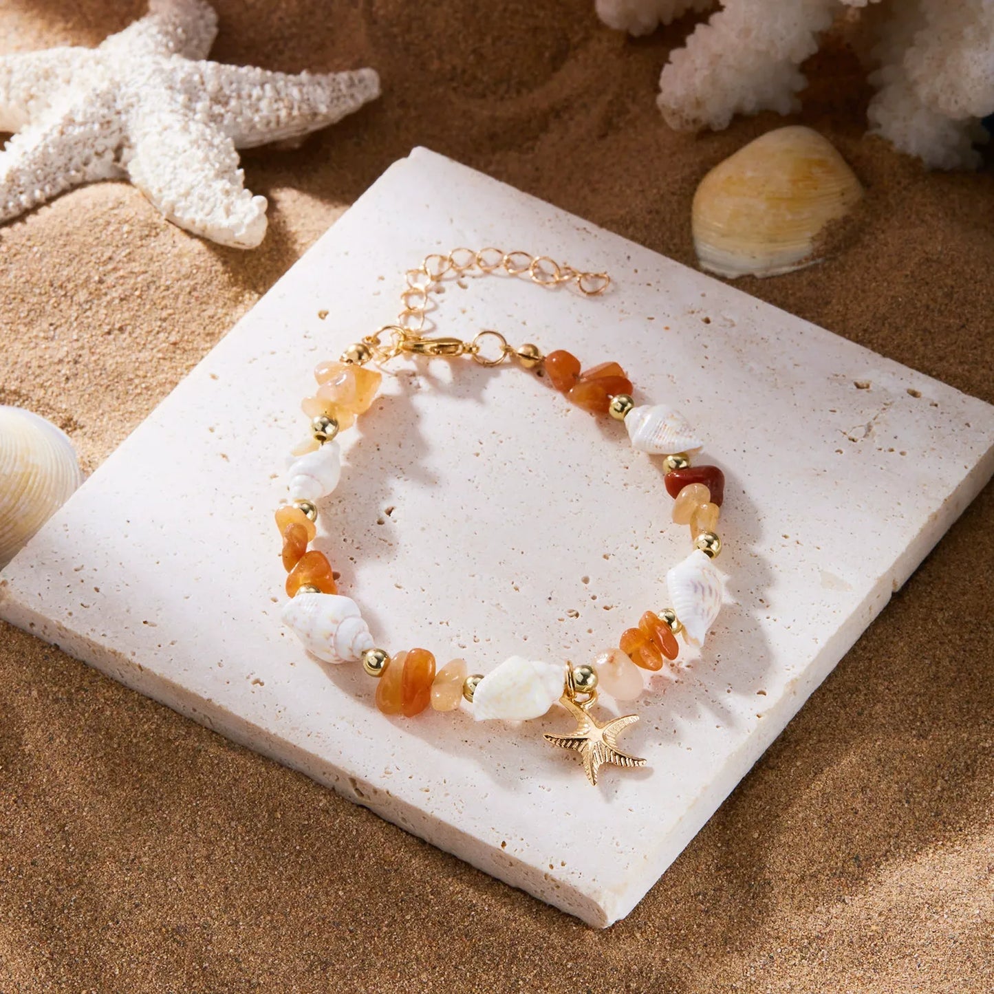 Lara | Sea Necklace Bracelet Set