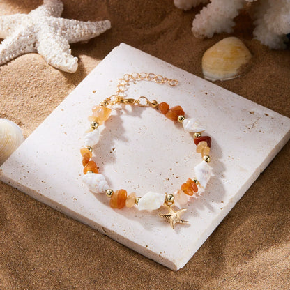 Lara | Sea Necklace Bracelet Set