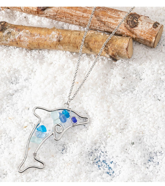 Grace | Colorful Sea Glass Necklaces