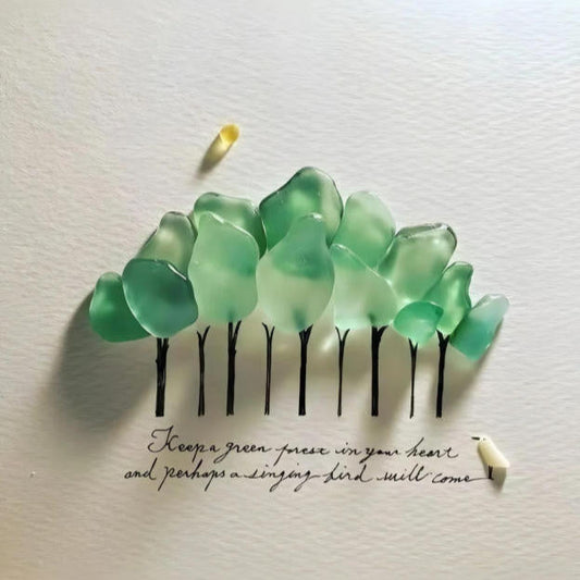 Gemmie | Sea Glass Forest And Bird Come From The Heart